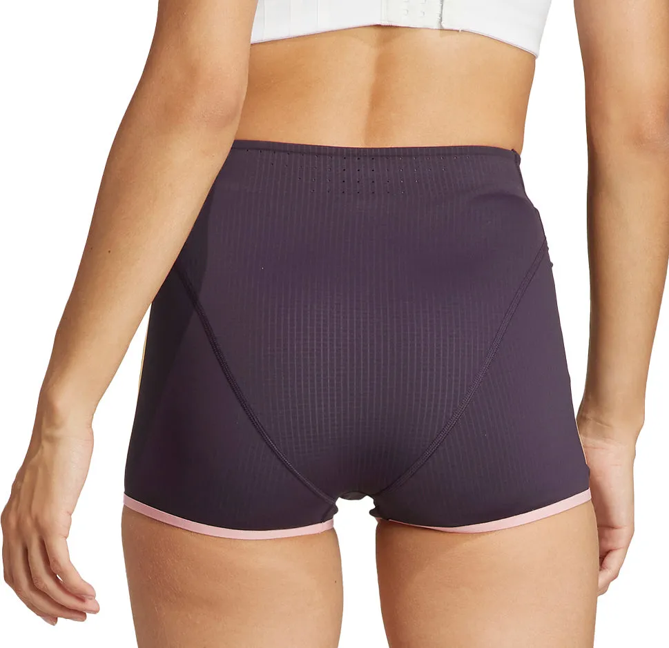 adidas Adizero Promo Womens Short Running Tights - Purple