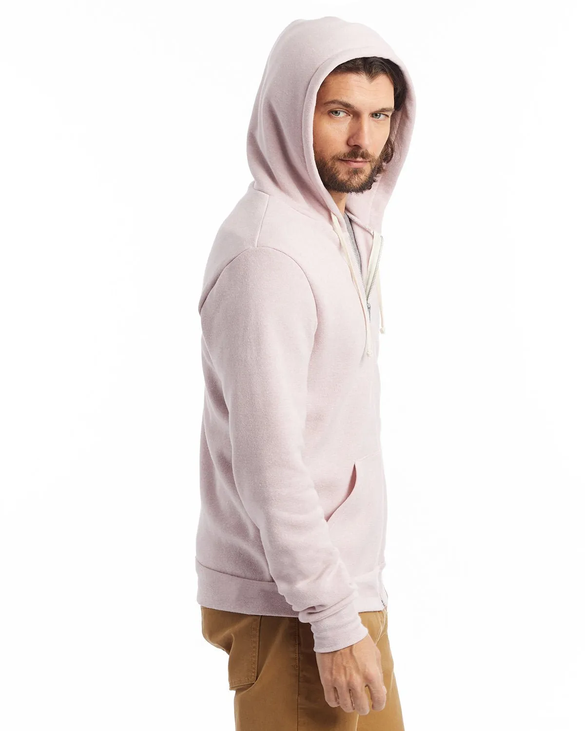 Alternative AA9590 Men's Rocky Eco-Fleece Zip Hoodie