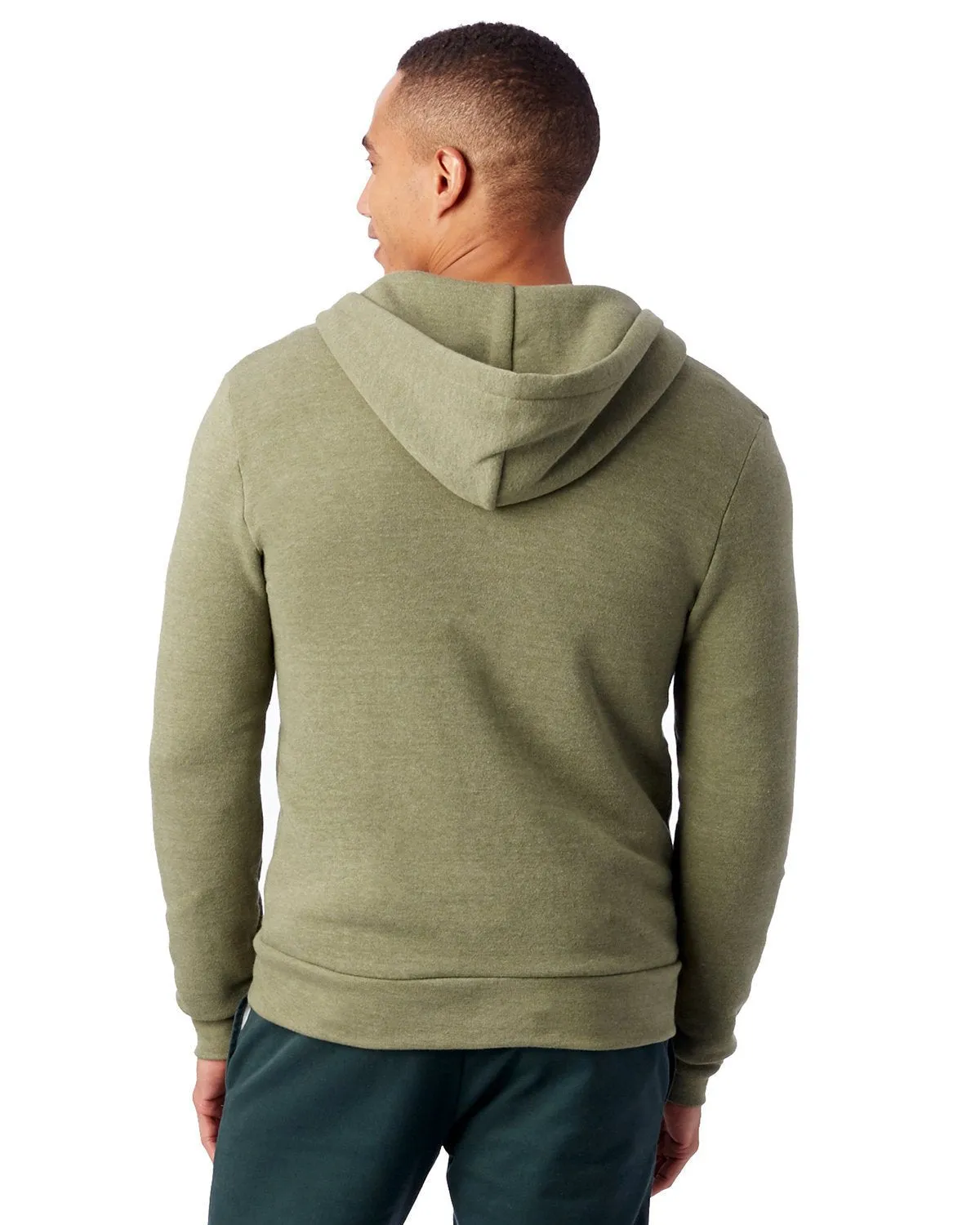 Alternative AA9590 Men's Rocky Eco-Fleece Zip Hoodie