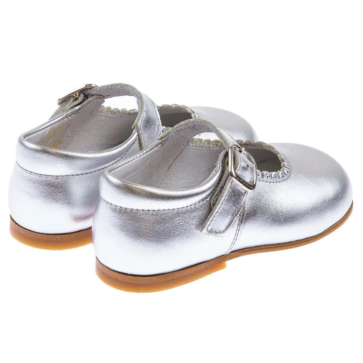 Andanines Girls Leather Mary Jane Shoes