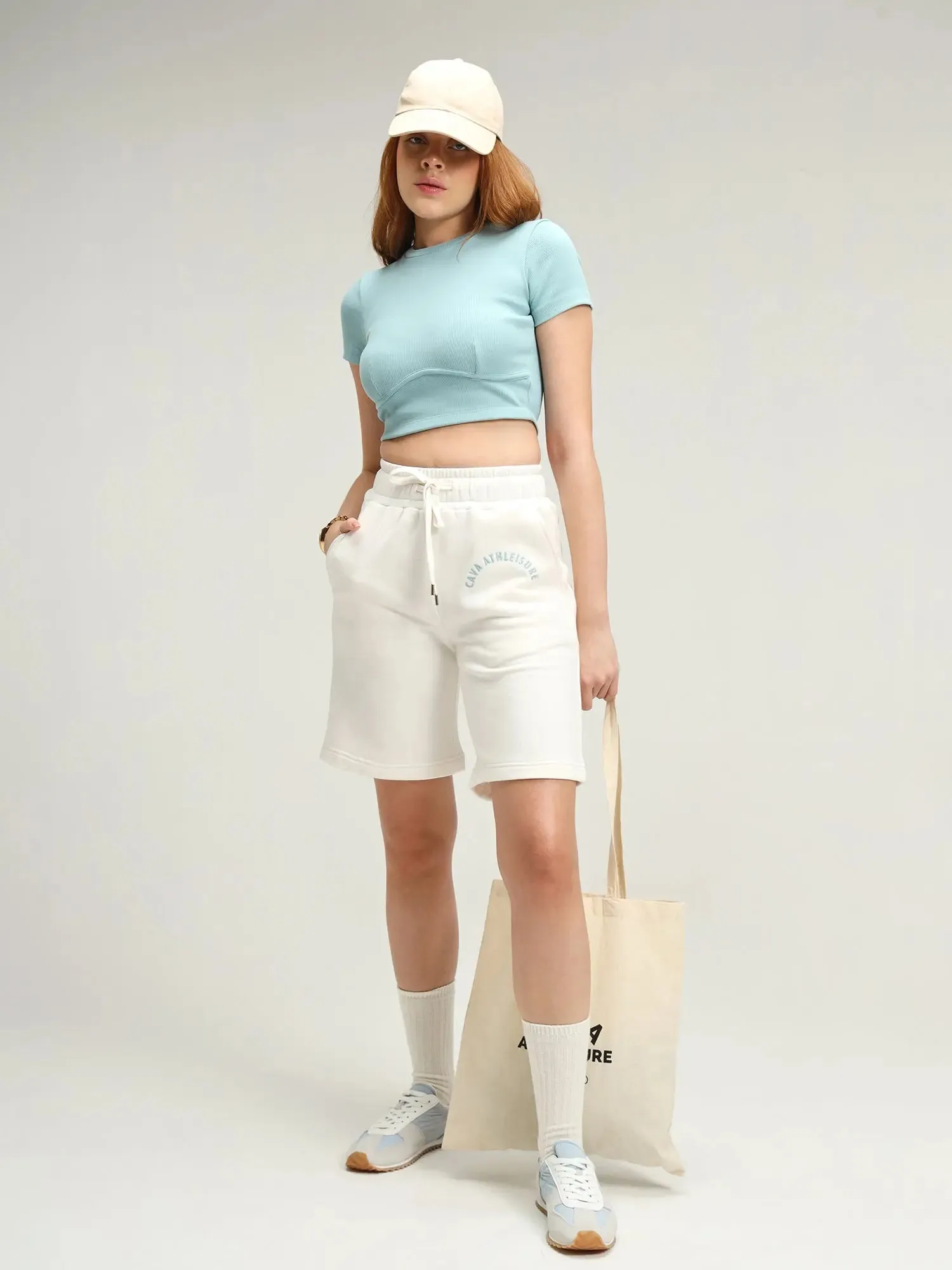 Arctic White Cava Essential Shorts