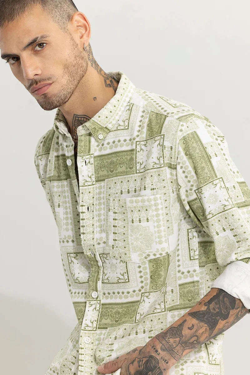 Artiful Green Corduroy Shirt