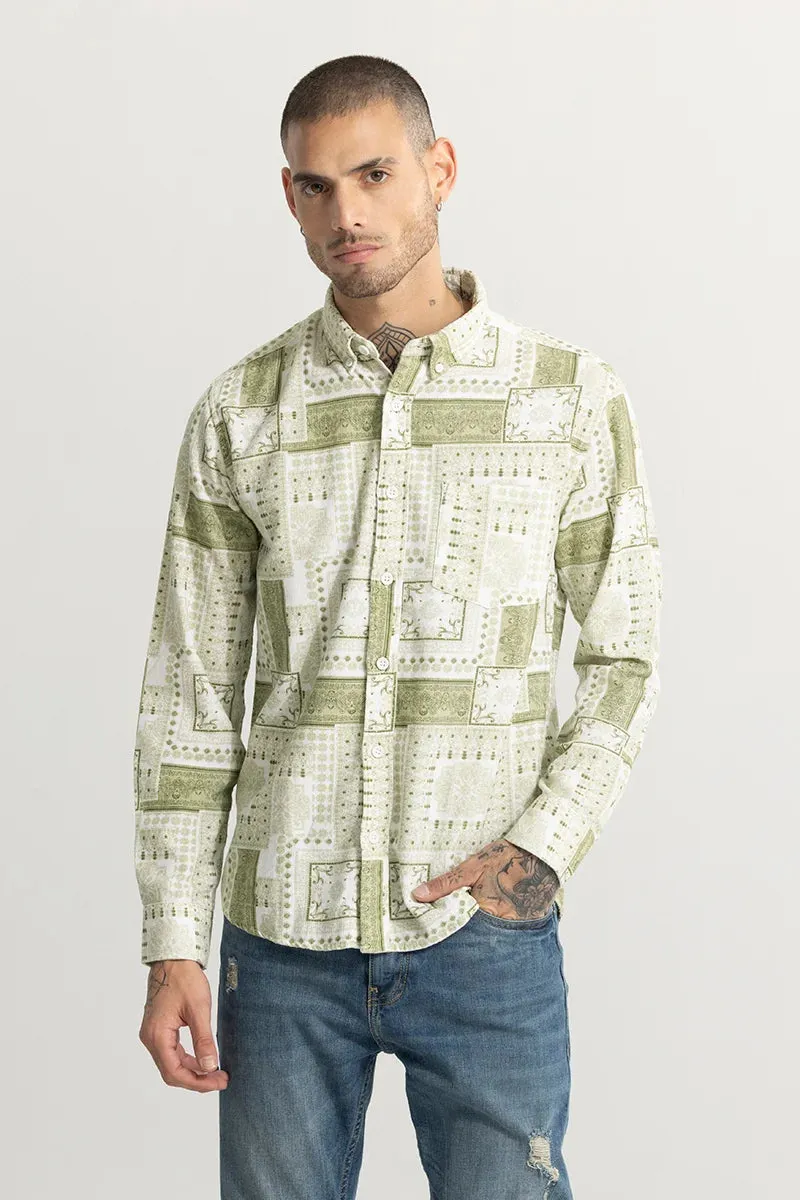 Artiful Green Corduroy Shirt