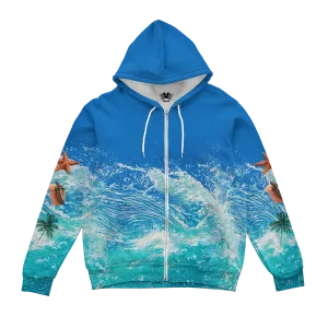 Bahama Resort Zip Up Hoodie