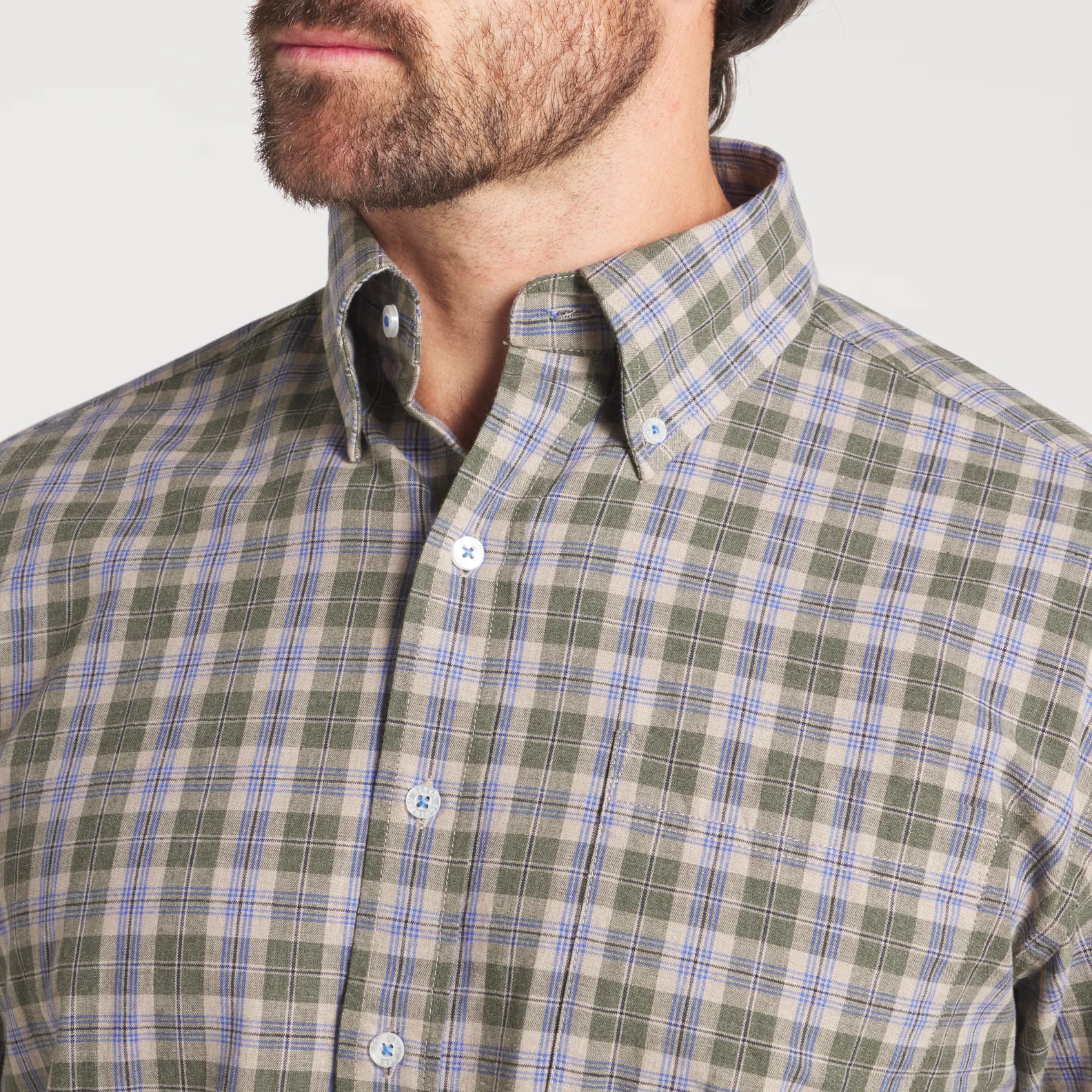 Bandera Washed Plaid Dress Shirt