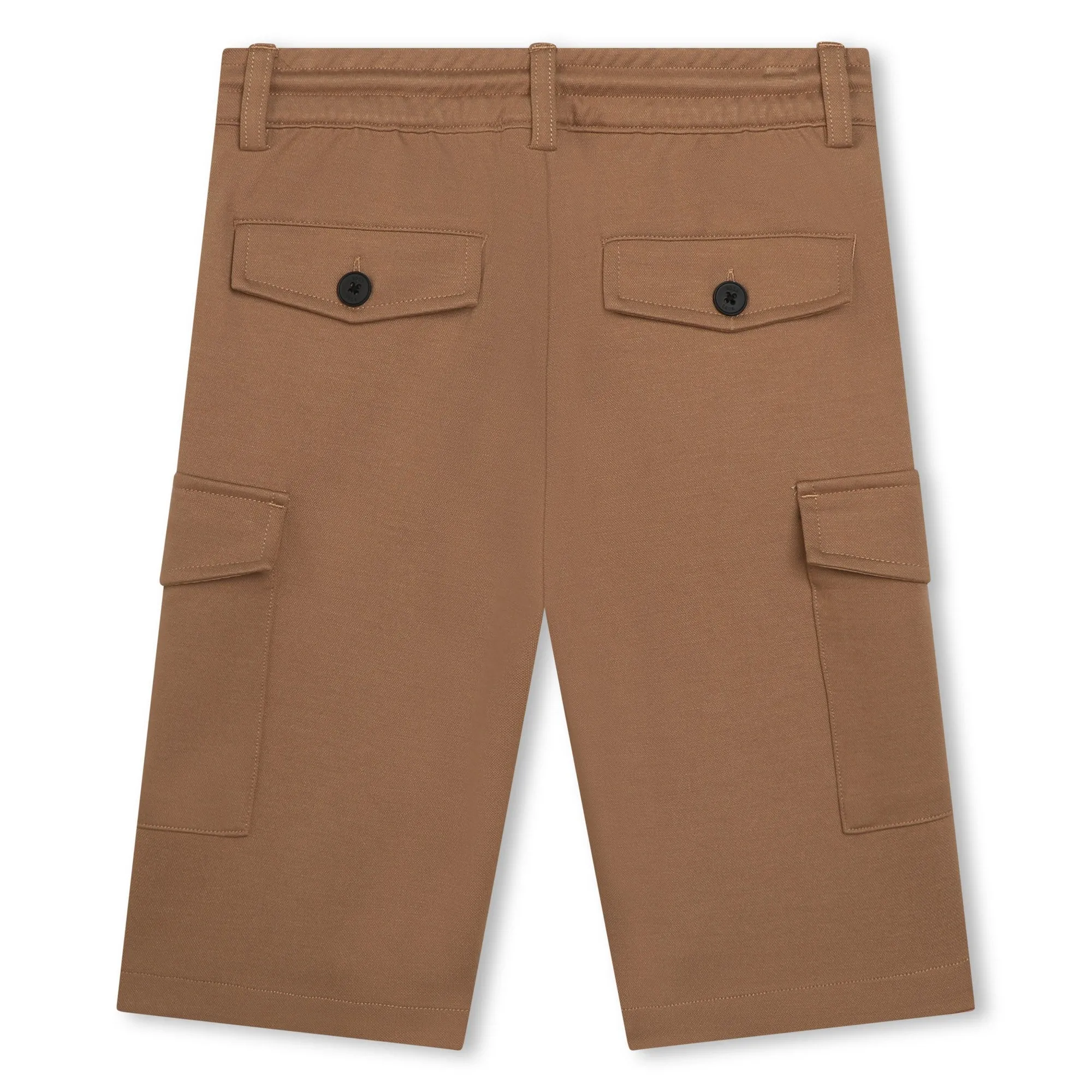 Beige Cargo Shorts