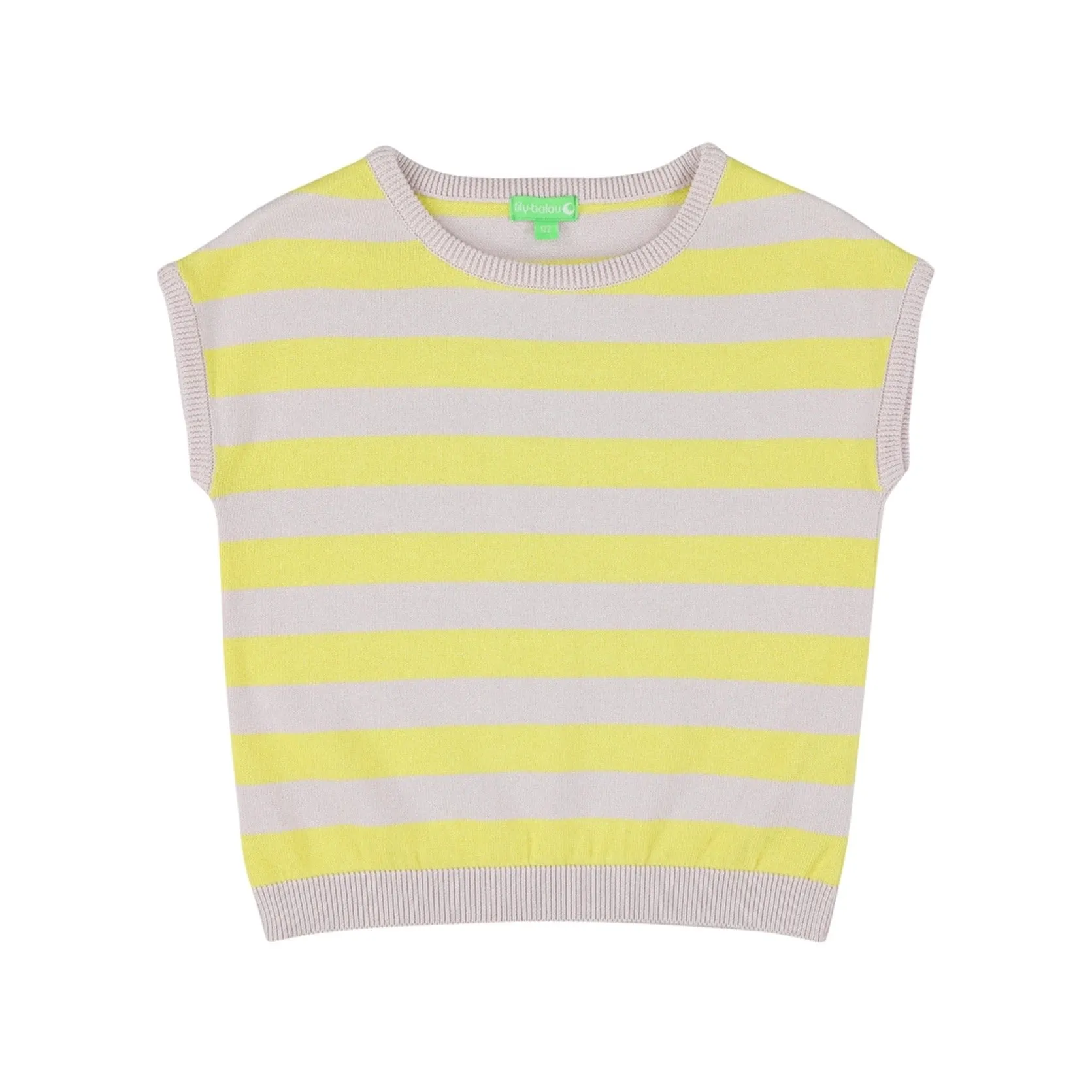 Bella Top – stripes lavender