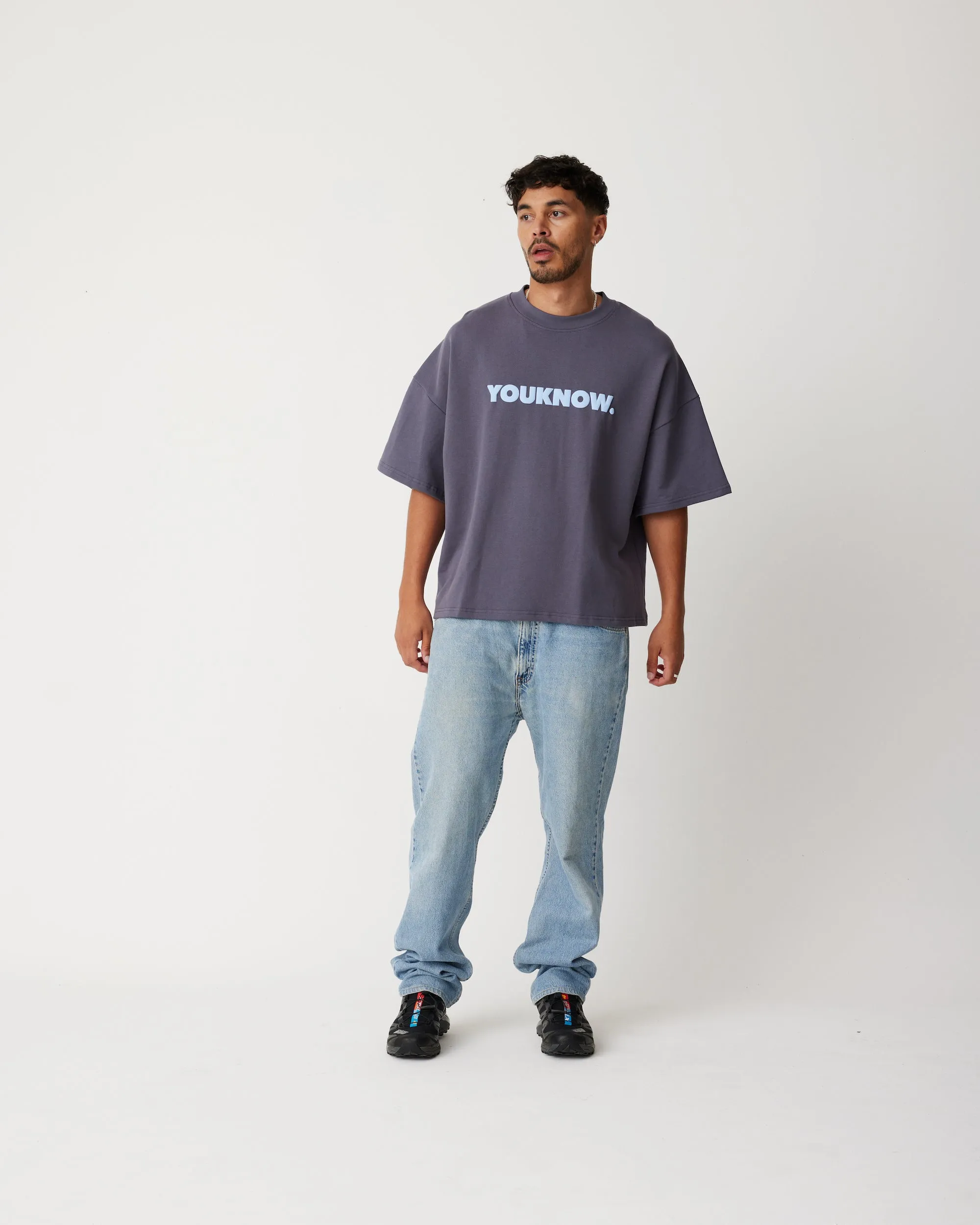 BLOCK TEE | SLATE