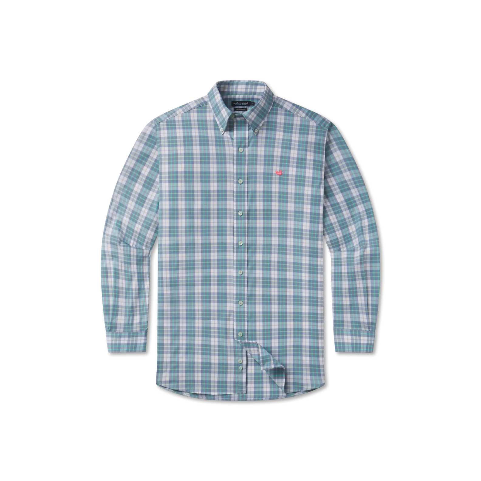 Bluefish Performance Plaid Dress Shirt