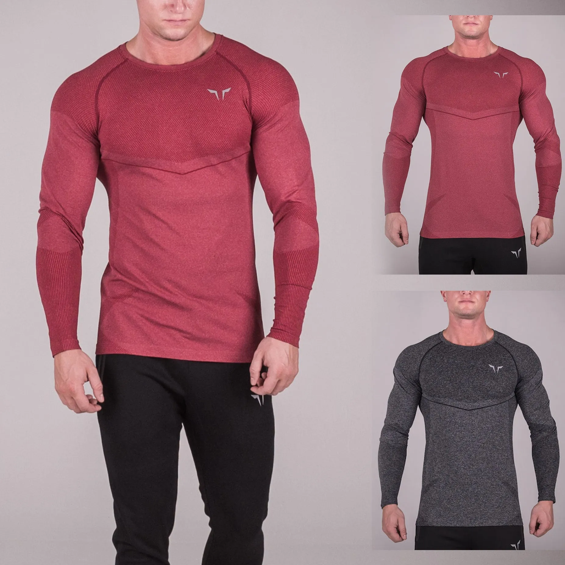 Bundle | 2 Colors x Seamless Dry-Knit Tee - Full Sleeves