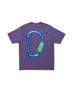 Carabiner T-Shirt - Purple Pigment