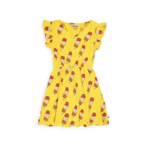 CarlijnQ Popsicle Organic Cotton Ruffled Tanktop Dress