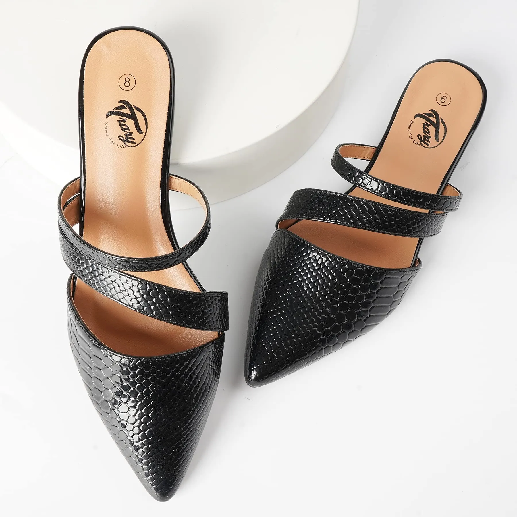 Casual Pointed Toe Mules