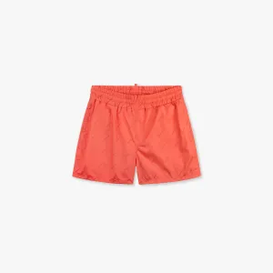 CROYEZ ALLOVER SWIM SHORTS - CORAL