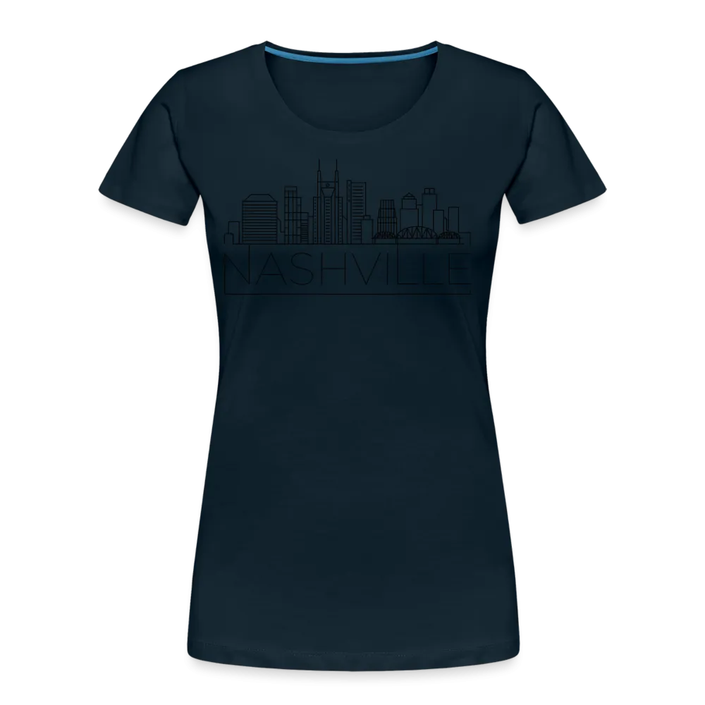 Customizable 'Nashville Skyline" Girl's Trip Premium Organic T-Shirt