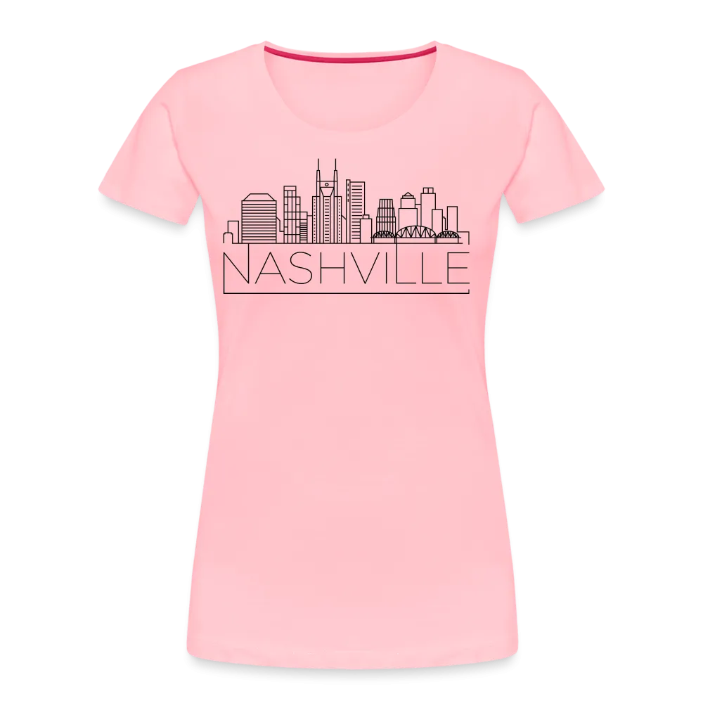 Customizable 'Nashville Skyline" Girl's Trip Premium Organic T-Shirt