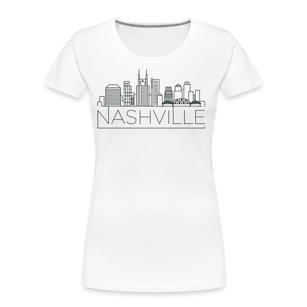 Customizable 'Nashville Skyline" Girl's Trip Premium Organic T-Shirt