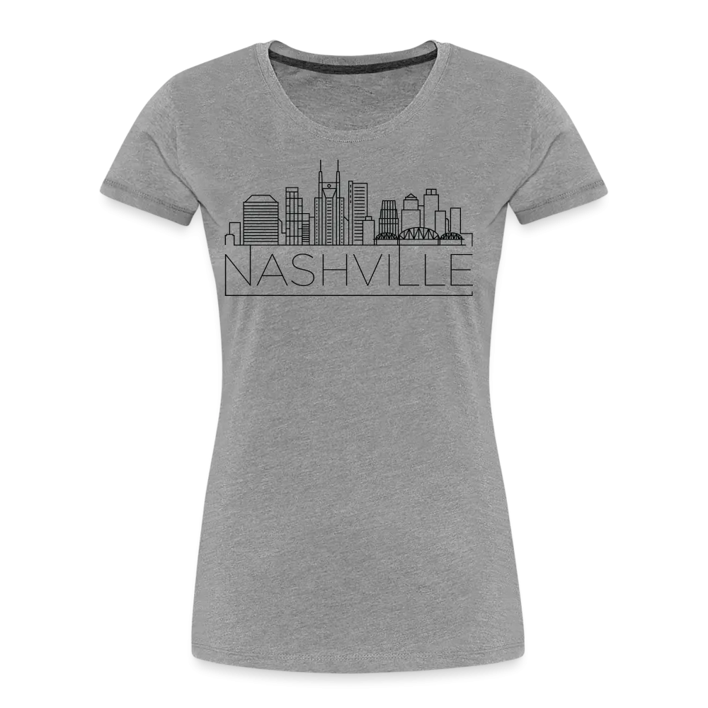 Customizable 'Nashville Skyline" Girl's Trip Premium Organic T-Shirt