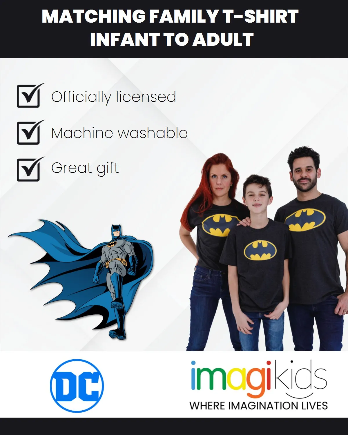 DC Comics Batman Matching Family T-Shirt