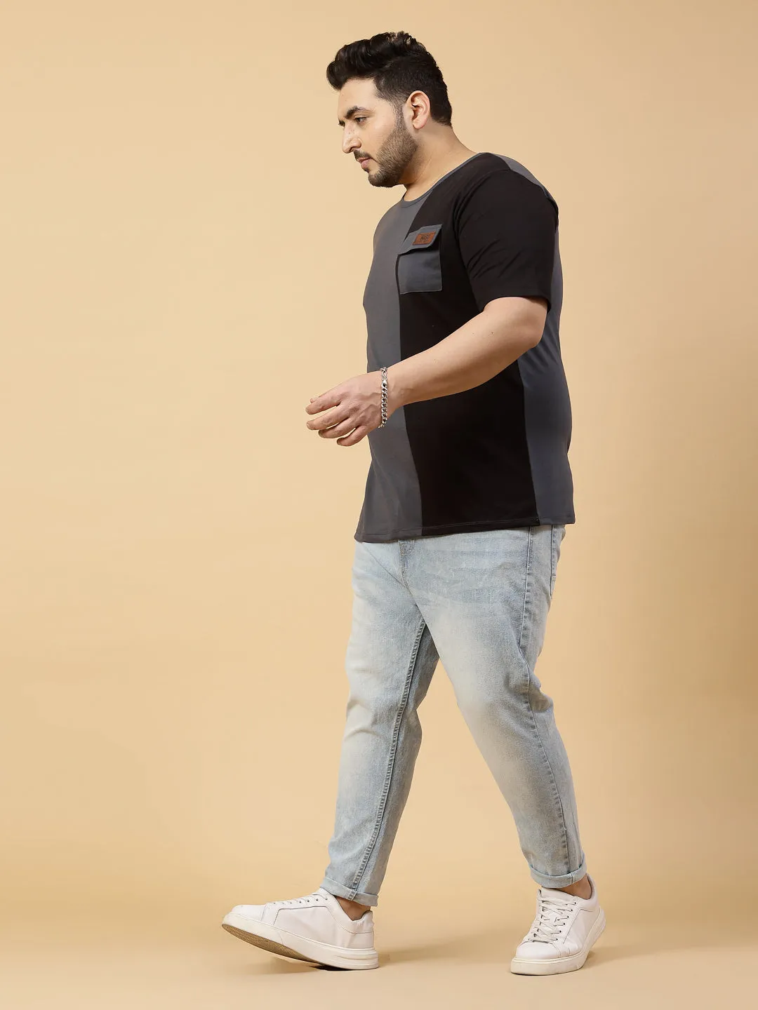 Effortless Style Solid Cotton Tee