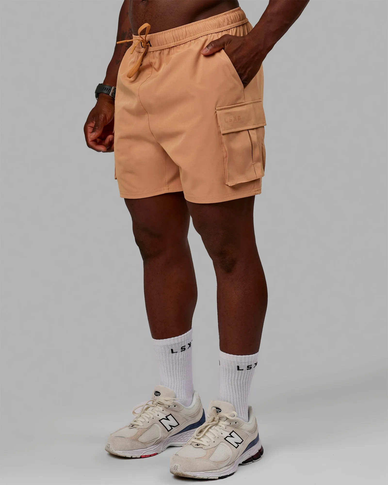 Energy Stretch Performance Cargo Shorts - Latte