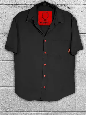 ESSENTIAL BLACK BUTTON UP