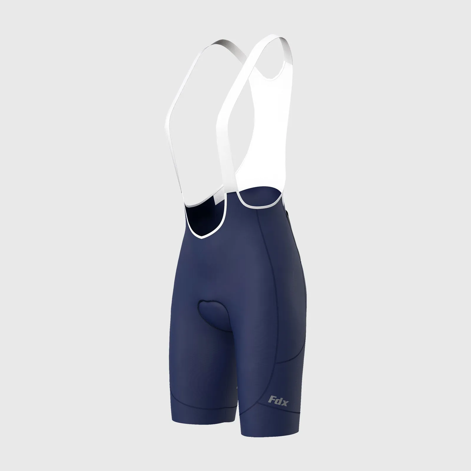 Fdx Duo Blue Women's & Girl's Summer Cycling Cargo Bib Shorts