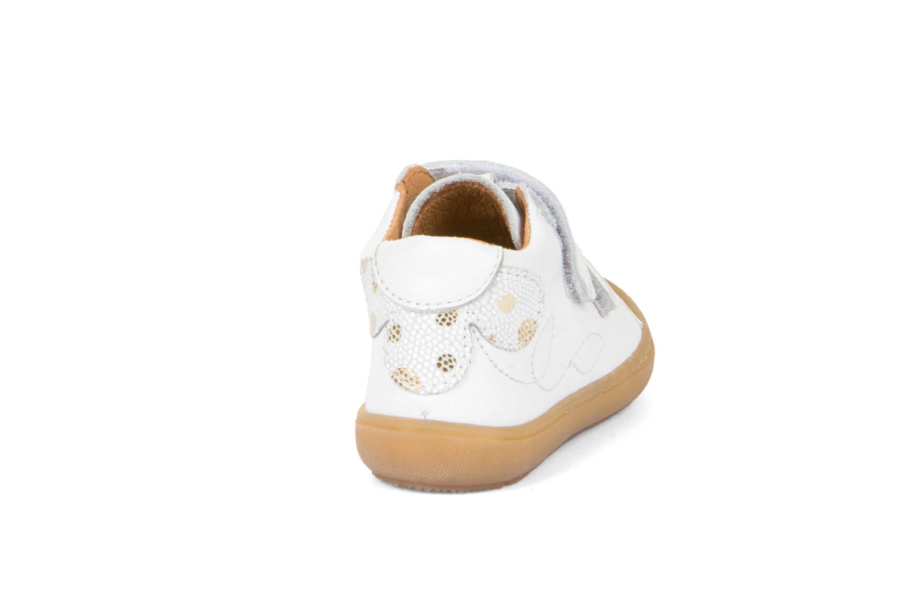 Froddo Girl's Ollie Casual Shoes with Hoop and Loop Closure - White