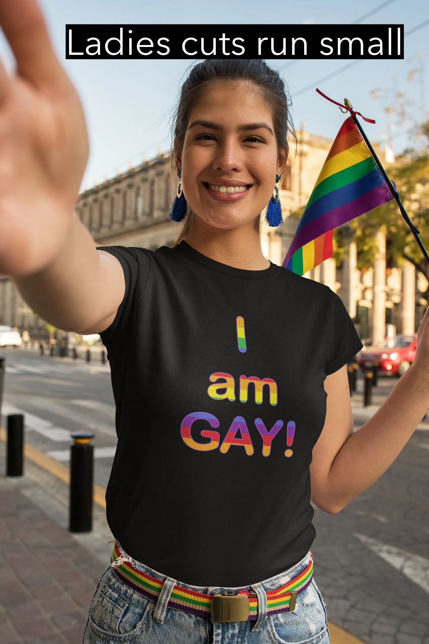 I AM GAY shirt.  because Floridians aren't supposed to say "Gay".  Silly DeSantis