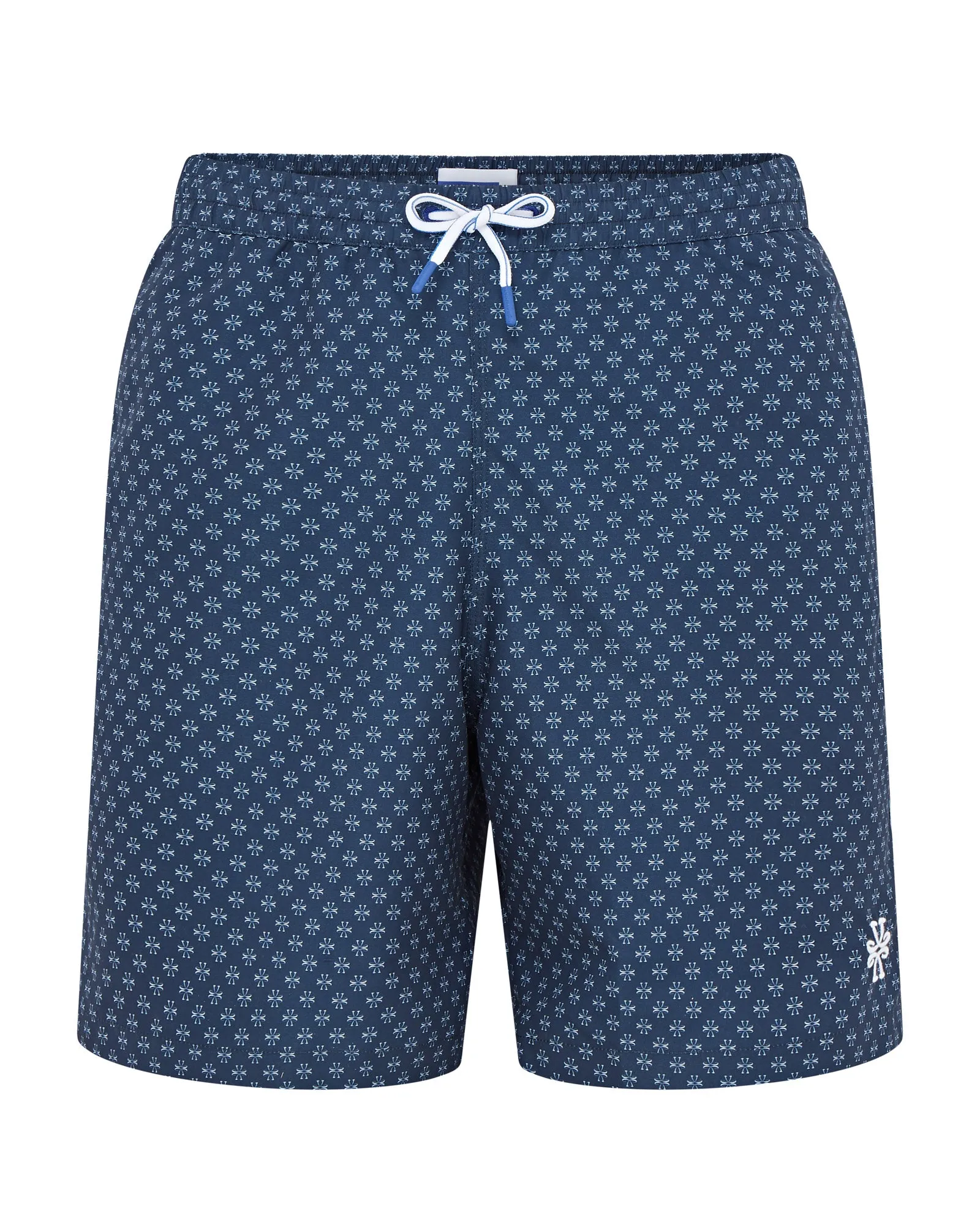 Jacob Cohen Micro Print Quick Dry Swim Shorts (Blue Black)