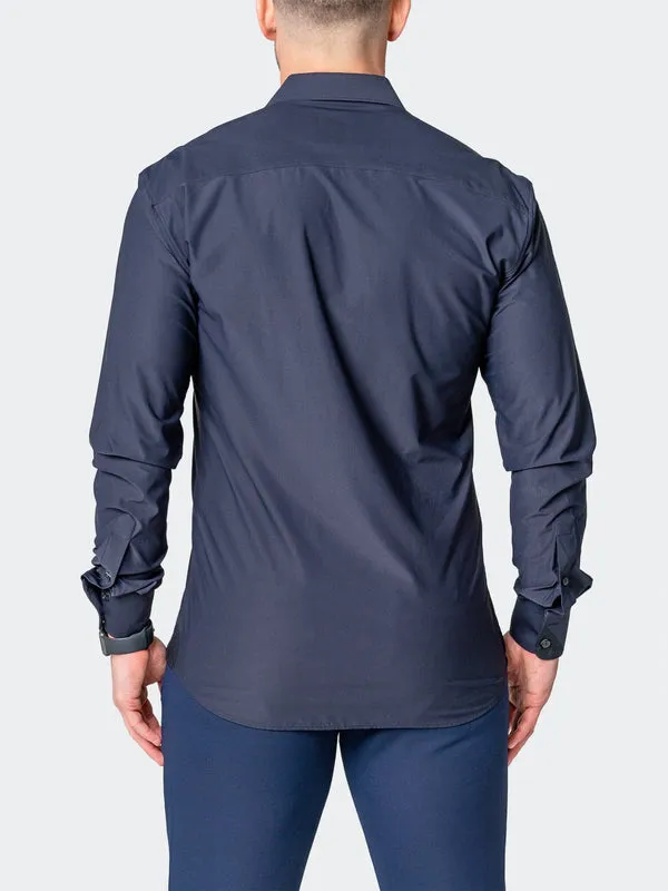 Maceoo Stretch Shirt | Einstein Pur Blue