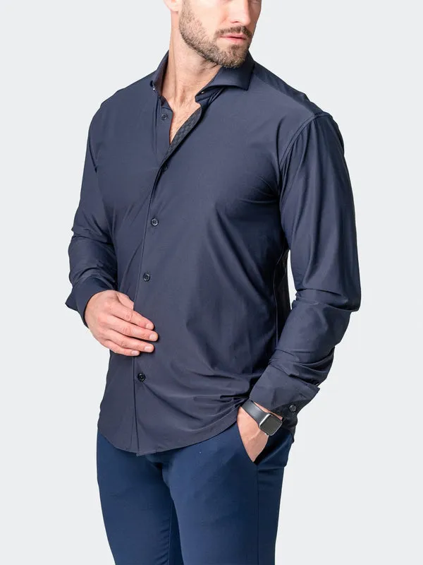 Maceoo Stretch Shirt | Einstein Pur Blue