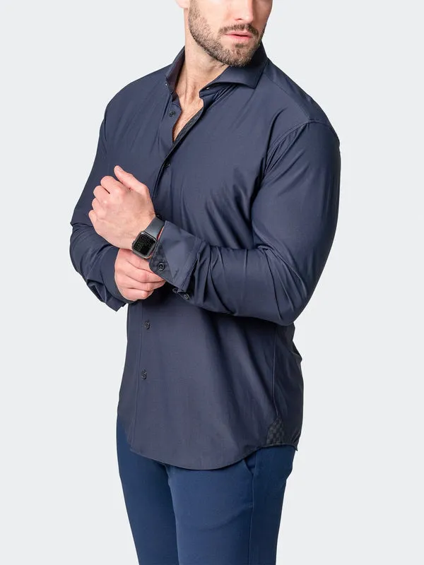 Maceoo Stretch Shirt | Einstein Pur Blue