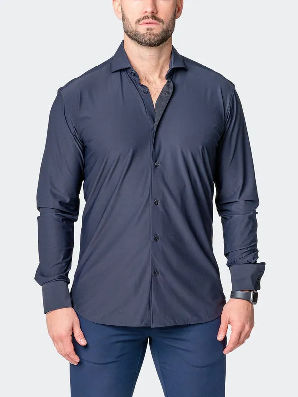 Maceoo Stretch Shirt | Einstein Pur Blue