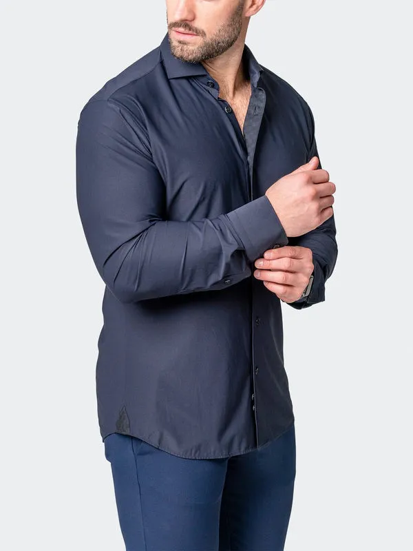 Maceoo Stretch Shirt | Einstein Pur Blue