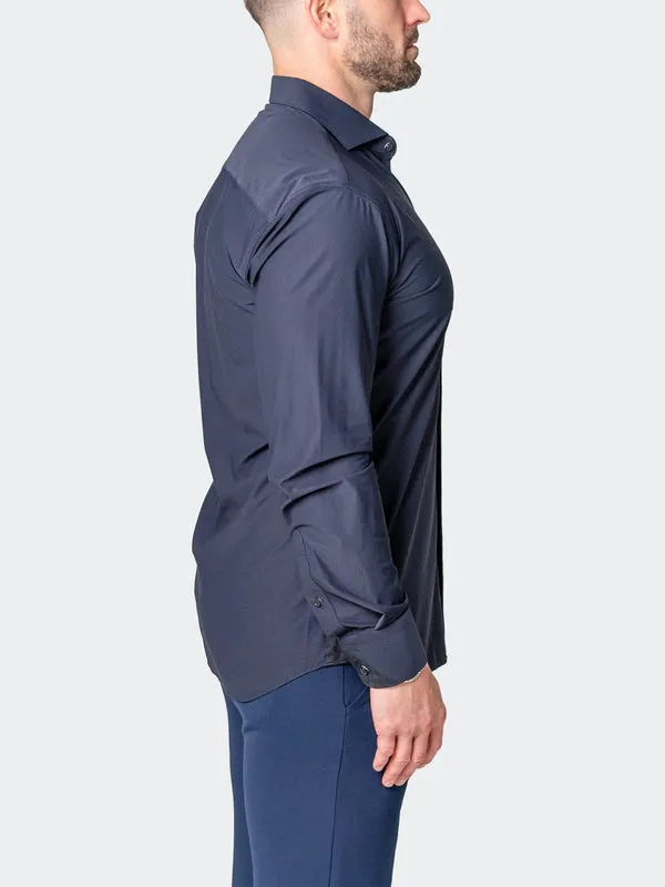 Maceoo Stretch Shirt | Einstein Pur Blue