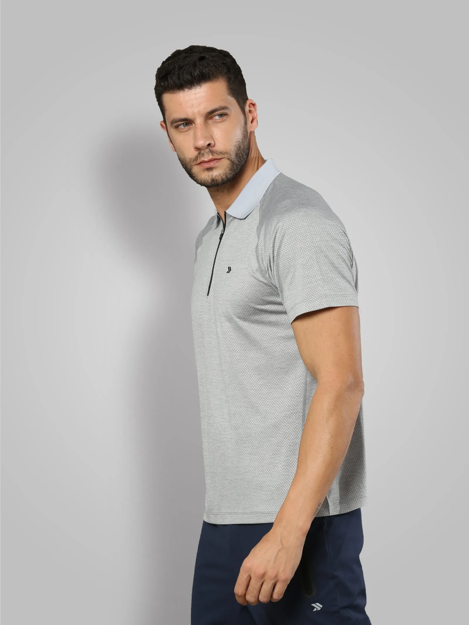 Men's Lightweight Recycled Polyester Polo T-Shirt