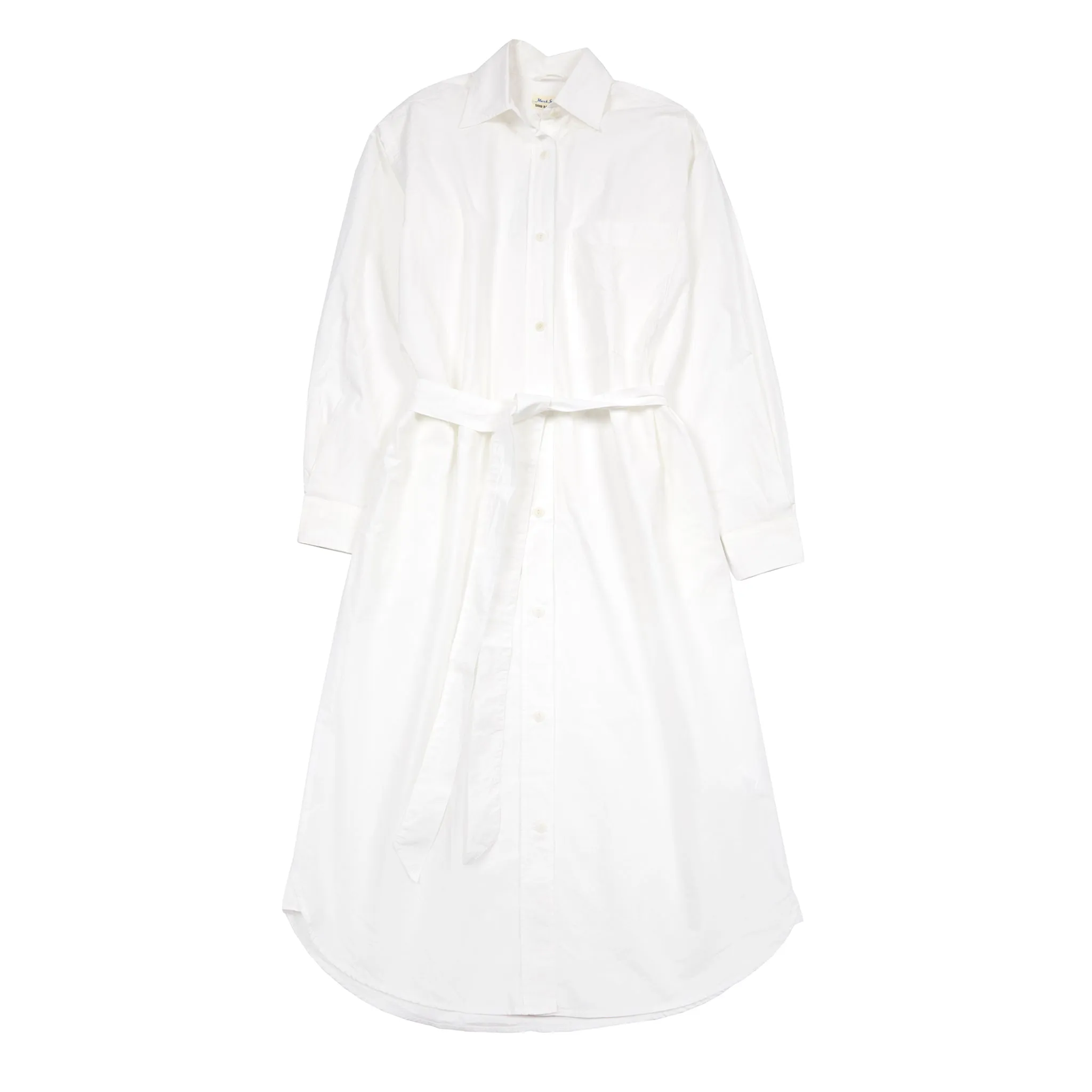 Merz b Schwanen Women's Shirt Dress in White