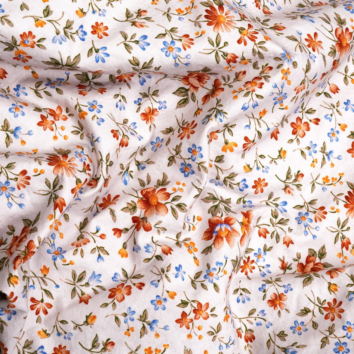 Milk Cottage Floral Cotton Duvet Cover