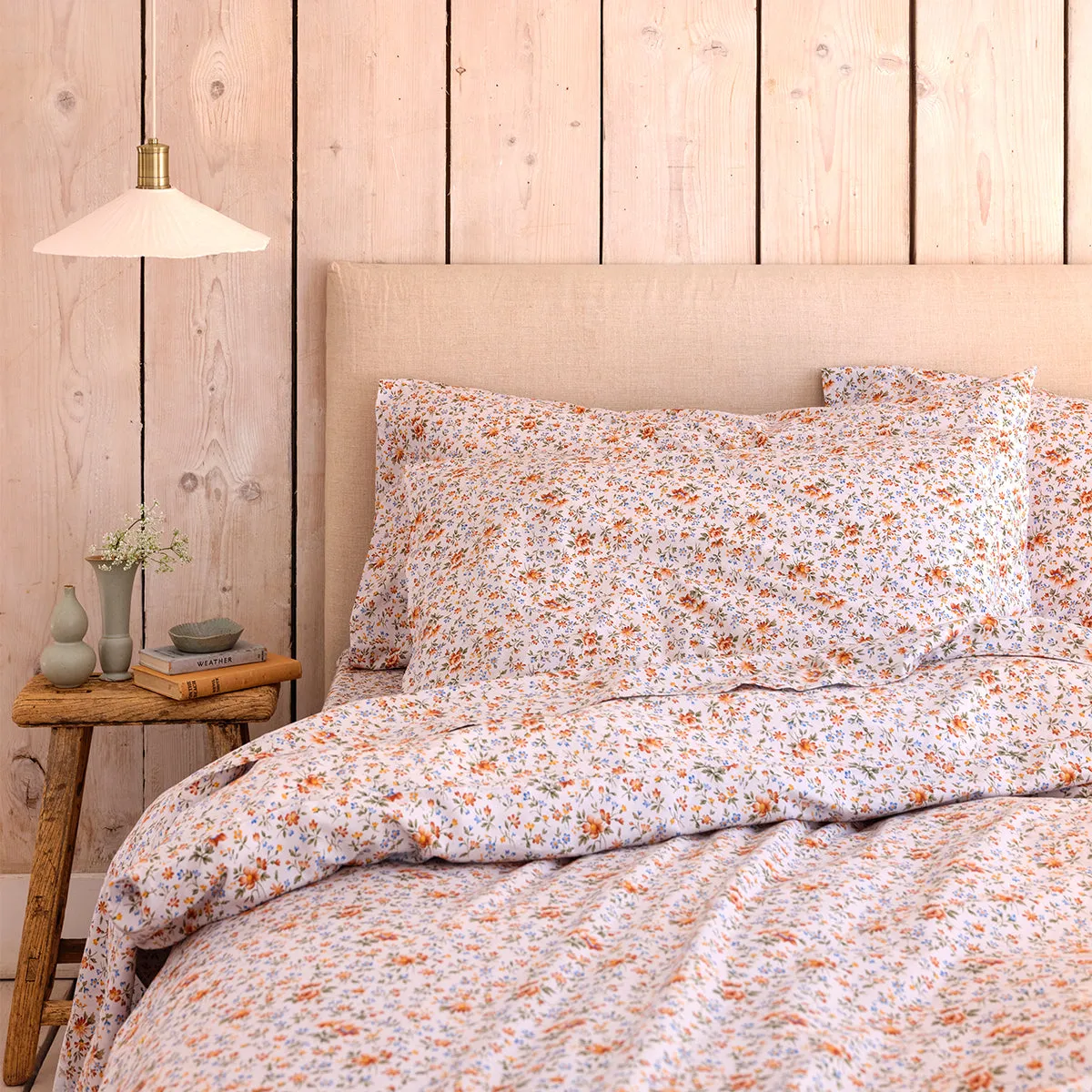 Milk Cottage Floral Cotton Pillowcases