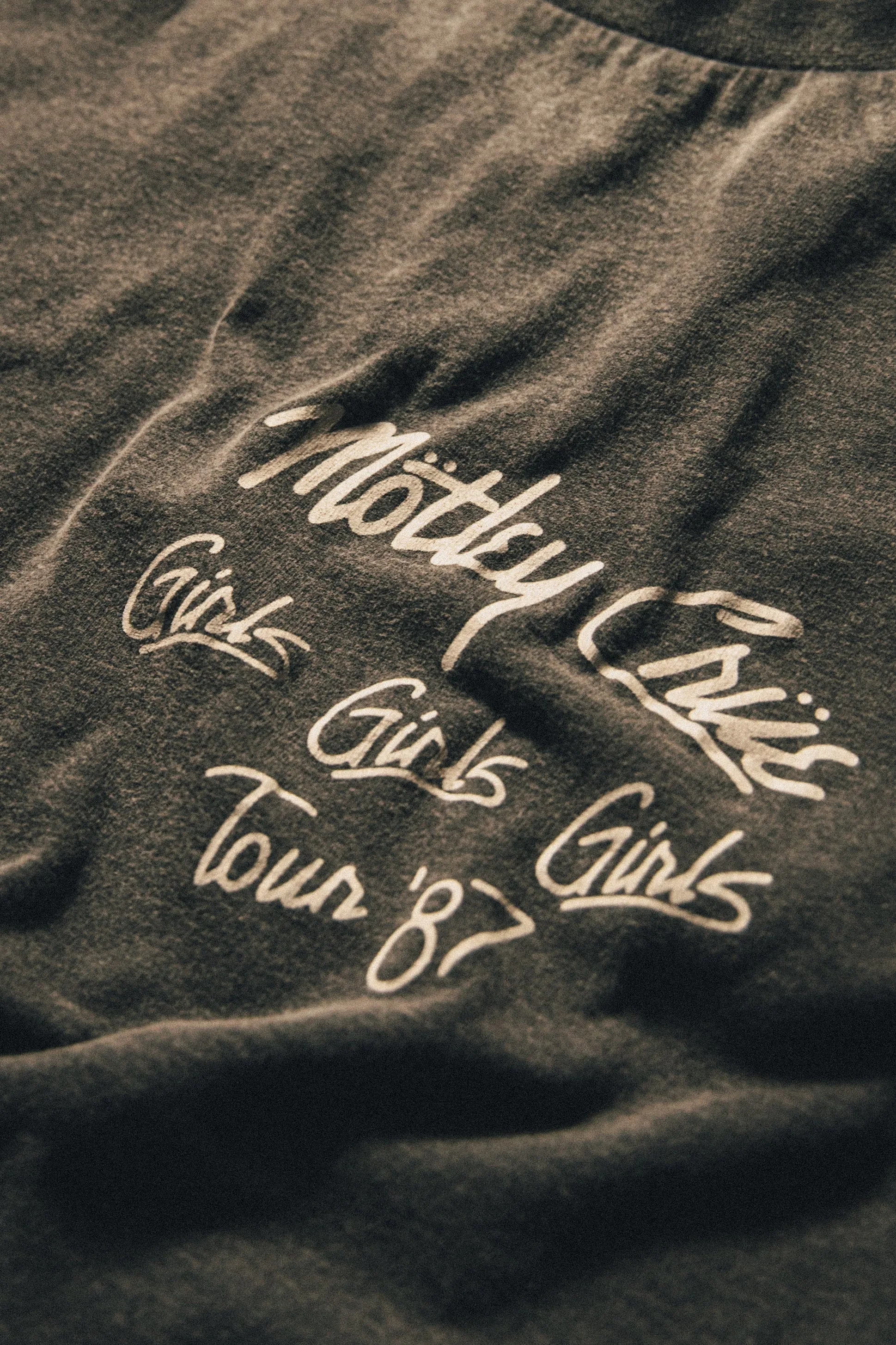 Mötley Crüe Girls Girls Girls Tour Vintage T-Shirt