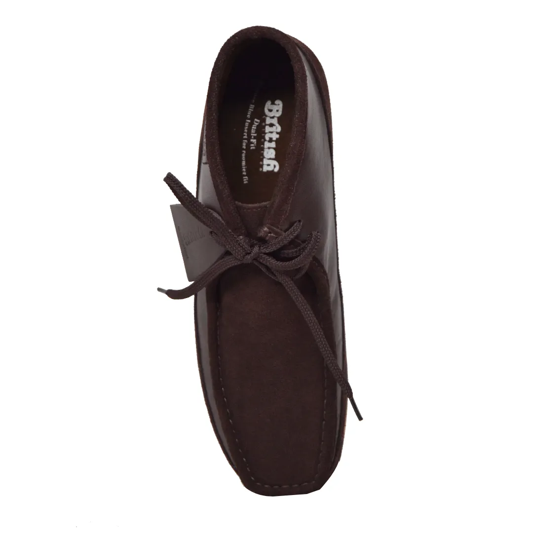 New Castle Suede & Leather Mens Casual Shoe from The British Collection