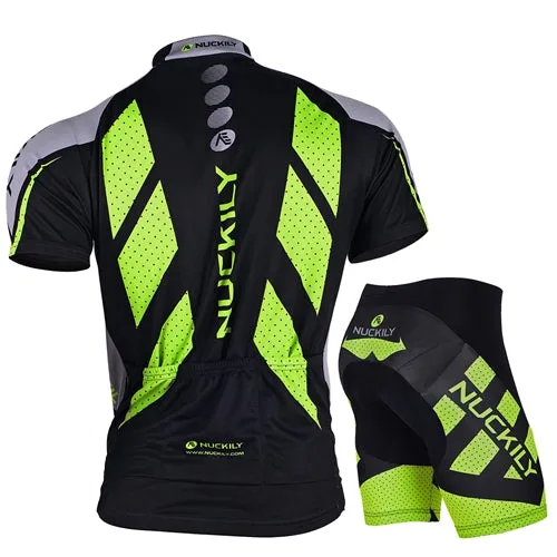 Nuckily Mycycology MA005-MB005 Half Sleeves Jersey and Gel Padded Shorts