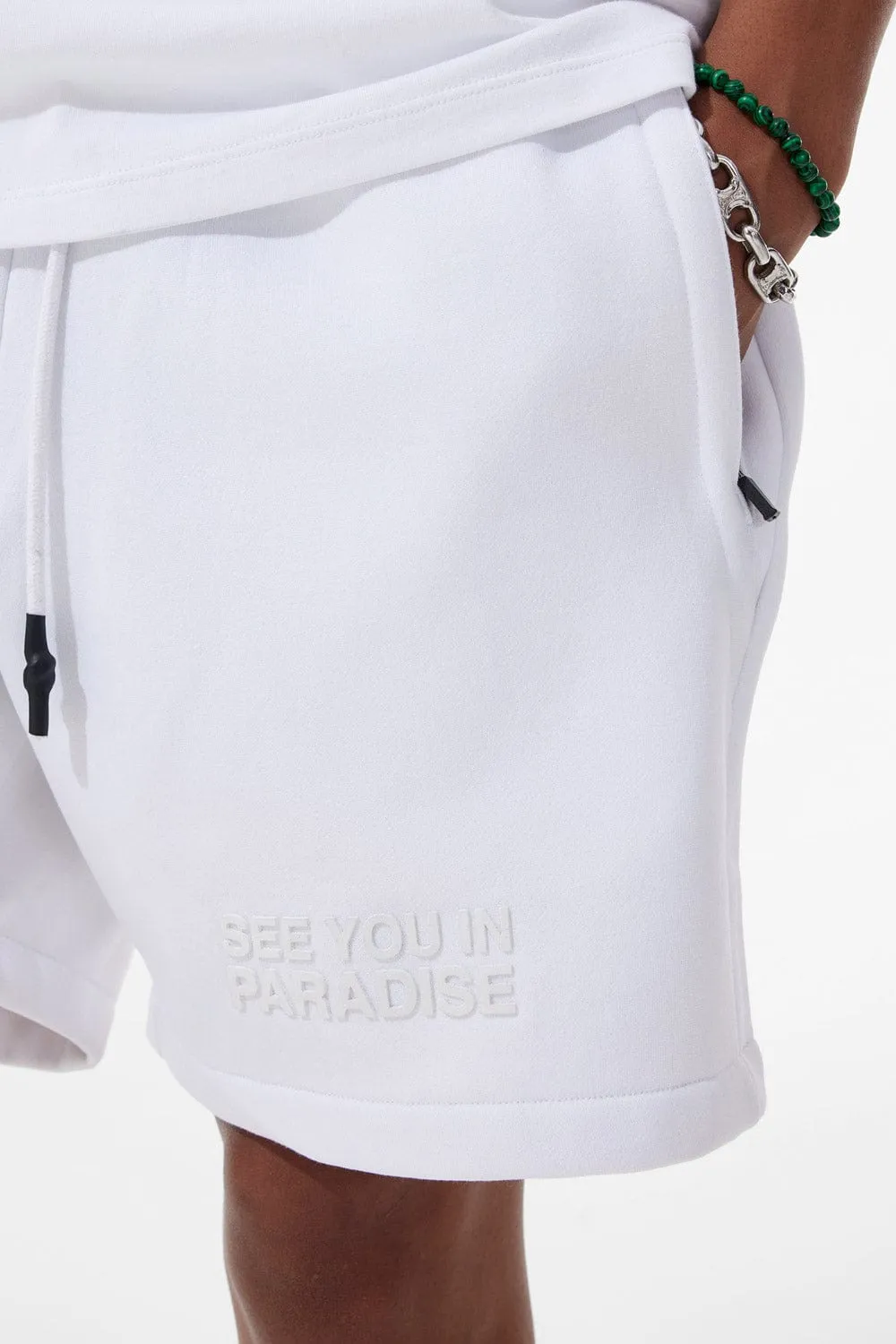 Retro - Paradise Tonal Shorts (White)