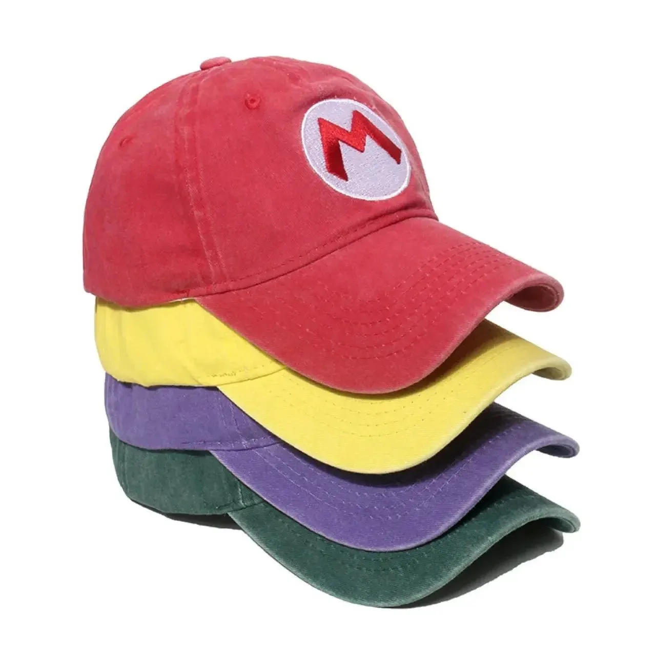 Super Mario Luigi Brothers Hat - Canvas Sunshade Baseball Cap