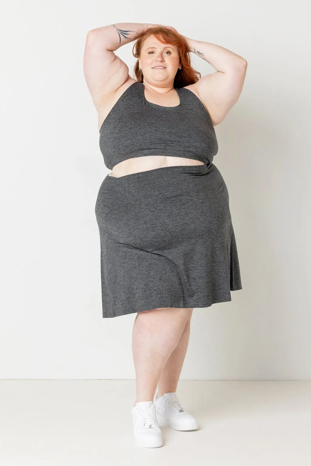 SuperSoft Skort - Heather Gray