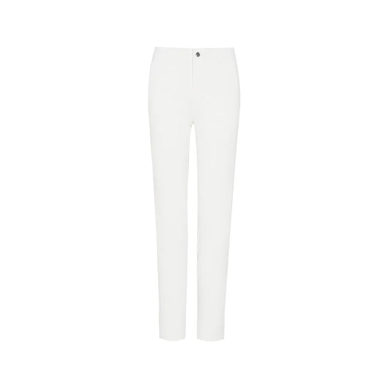 SVG Golf Women's Classic Straight-Fit White Pants