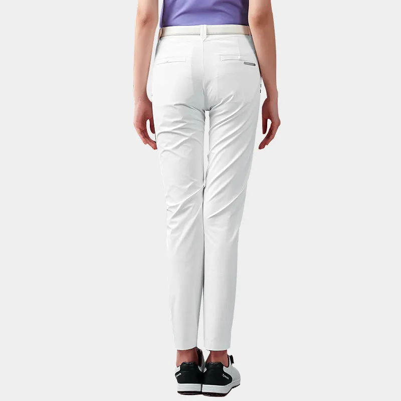 SVG Golf Women's Classic Straight-Fit White Pants