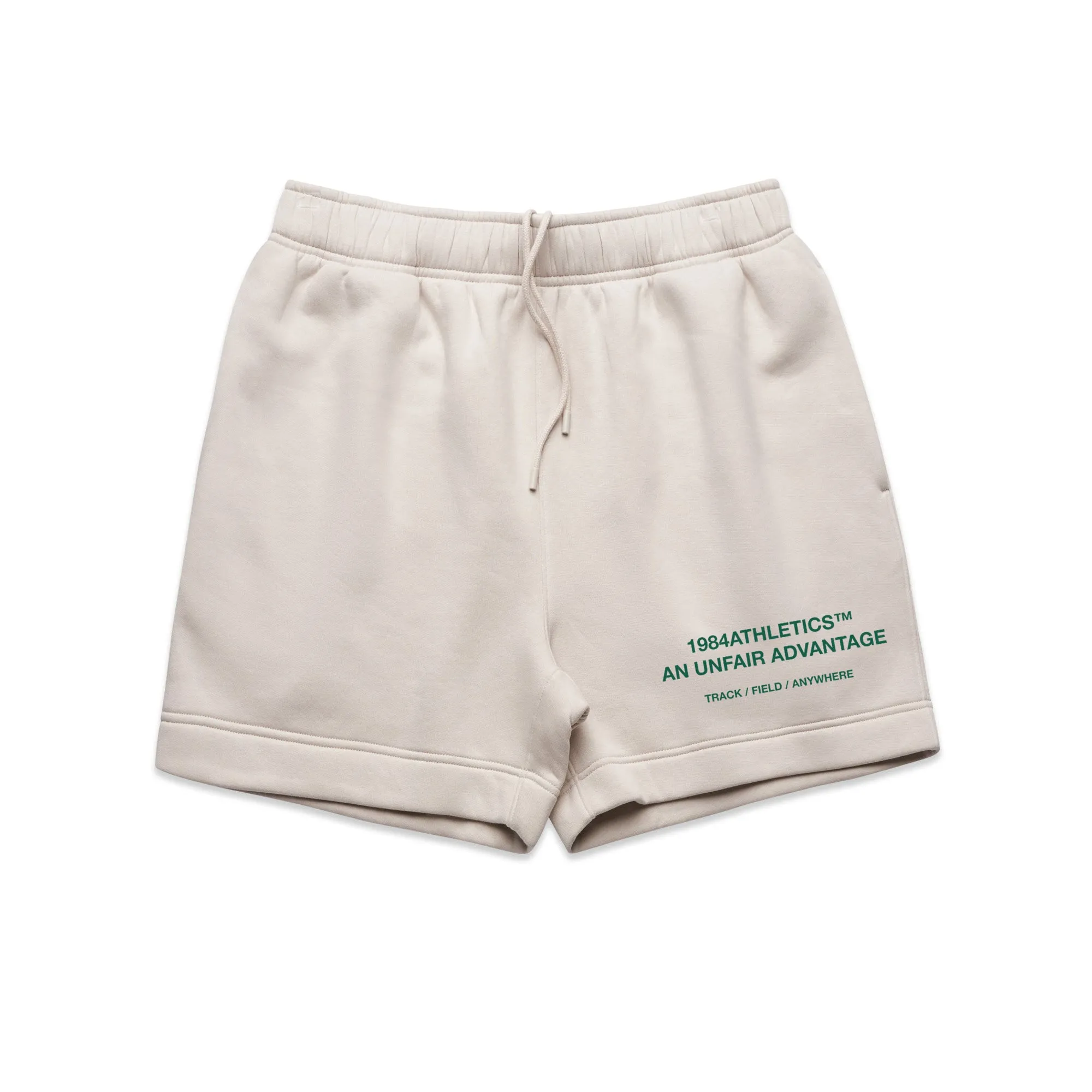 Vice 84 'Athletics' Jogger Shorts - Bone