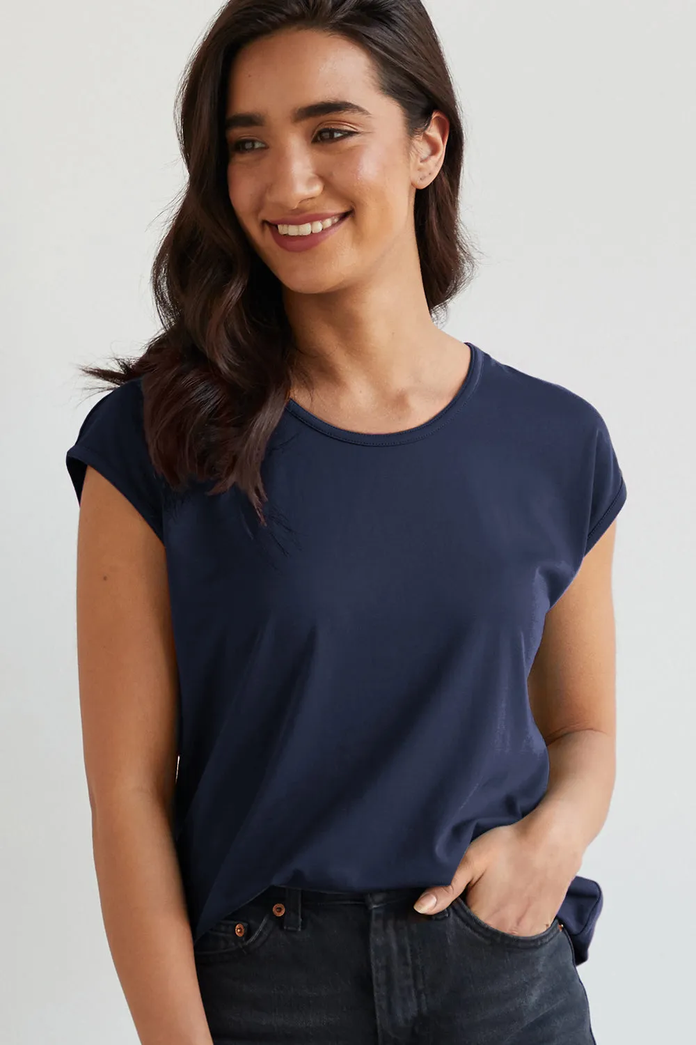 Women's Organic Cap Sleeve Easy Tee